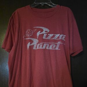 Disney Red Pizza Planet Men's Shirt
